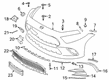 Diagram for Mercedes-Benz CLS53 AMG Bumper - 257-880-78-02-9999