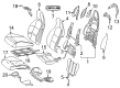 Diagram for Mercedes-Benz GLA250 Seat Switch - 205-910-30-26