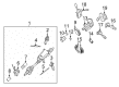 Diagram for Mercedes-Benz S63 AMG Turn Signal Switch - 221-540-33-45