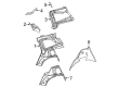 Diagram for Mercedes-Benz GLE53 AMG SUV Wheelhouse - 167-610-83-02