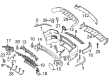 Diagram for Mercedes-Benz GLE53 AMG SUV Headlight Screws - 001-990-80-00