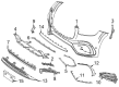Diagram for Mercedes-Benz GLS450 Grille - 167-885-27-11