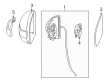 Diagram for Mercedes-Benz R63 AMG Car Mirror - 251-810-01-93