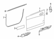 Diagram for Mercedes-Benz CLA250 Door Moldings - 117-725-02-82