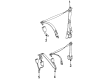 Diagram for Mercedes-Benz 190D Seat Belt - 201-860-32-85