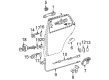 Diagram for Mercedes-Benz Rear Passenger Door Handle Latch - 163-730-24-35