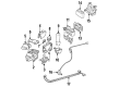 Diagram for Mercedes-Benz 500SEC Suspension Control Module - 001-431-80-12