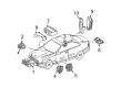 Diagram for Mercedes-Benz C280 Car Speakers - 203-820-72-02