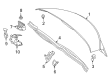 Diagram for Mercedes-Benz C63 AMG Liftgate Hinge - 205-758-20-00