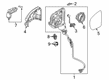 Diagram for Mercedes-Benz CLS53 AMG Mirror Cover - 099-811-01-00-9897