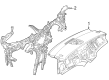 Diagram for Mercedes-Benz EQS 580 SUV Instrument Cluster - 296-680-58-04-9J38