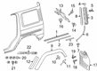 Diagram for Mercedes-Benz Mud Flaps - 463-889-27-00-7C45