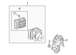 Diagram for Mercedes-Benz Brake Fluid Pump - 212-431-96-12
