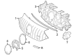 Diagram for Mercedes-Benz Emblem - 000-888-22-00