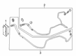 Diagram for Mercedes-Benz S560 Transmission Oil Cooler Hose - 222-270-17-04-64
