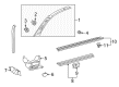 Diagram for Mercedes-Benz CLK320 Pillar Panels - 208-690-05-25-7D48