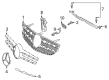 Diagram for Mercedes-Benz GLC300 Grille - 253-888-32-00-9982