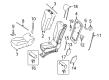 Diagram for Mercedes-Benz R350 Seat Cushion - 251-920-71-46-9D88