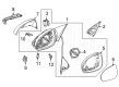 Diagram for Mercedes-Benz Car Mirror - 206-810-90-04