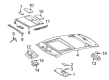 Diagram for Mercedes-Benz E320 Dome Light - 210-820-36-01