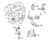 Diagram for Mercedes-Benz C63 AMG Engine Mount - 204-240-51-17