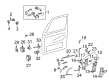 Diagram for Mercedes-Benz Rear Door Striker - 463-723-08-03