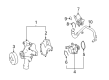 Diagram for Mercedes-Benz E63 AMG Cooling Hose - 156-203-01-15