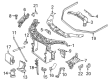 Diagram for Mercedes-Benz GLE450 AMG Radiator Support - 292-620-00-00