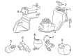 Diagram for Mercedes-Benz Power Steering Reservoir - 220-320-03-14