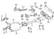 Diagram for Mercedes-Benz ML550 Muffler - 166-490-03-33-64