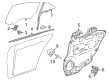Diagram for Mercedes-Benz CLS400 Door Seal - 218-735-07-65