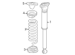 Diagram for Mercedes-Benz EQE 350+ Strut Housing - 295-320-40-00