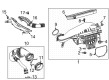 Diagram for Mercedes-Benz C43 AMG Air Duct - 264-090-51-00-64