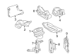 Diagram for Mercedes-Benz E63 AMG Engine Mount - 212-240-50-17-64