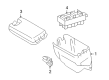 Diagram for Mercedes-Benz GL320 Relay Block - 164-540-06-24
