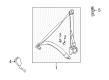 Diagram for Mercedes-Benz C280 Seat Belt - 202-860-95-85