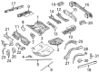Diagram for Mercedes-Benz Rear Crossmember - 204-610-04-16