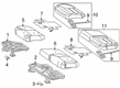 Diagram for Mercedes-Benz G580 Seat Cushion - 463-920-26-06