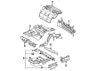 Diagram for Mercedes-Benz 500SEC Rear Crossmember - 140-610-00-14