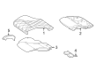 Diagram for Mercedes-Benz AMG GT 55 Seat Cushion - 232-910-33-03