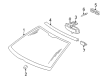 Diagram for Mercedes-Benz CLK320 Windshield - 208-670-16-01