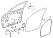 Diagram for Mercedes-Benz C63 AMG S E Performance Door Seal - 206-697-00-00