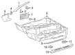 Diagram for Mercedes-Benz SL65 AMG Pillar Panels - 230-690-35-25-8M71