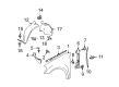 Diagram for Mercedes-Benz GL320 Wheelhouse - 164-884-26-22