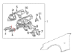 Diagram for Mercedes-Benz SLK320 Wheelhouse - 170-620-64-61