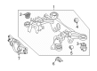 Diagram for Mercedes-Benz C43 AMG Axle Beam - 206-350-89-00
