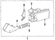Diagram for Mercedes-Benz 190D Air Duct - 601-094-02-82