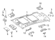 Diagram for Mercedes-Benz GLE300d Sun Visor - 166-810-04-10-1C36