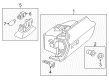 Diagram for Mercedes-Benz SLK300 Glove Box - 172-680-02-91-9H14