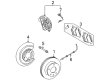 Diagram for Mercedes-Benz Brake Dust Shields - 461-423-01-20